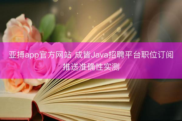 亚搏app官方网站 成皆Java招聘平台职位订阅推送准确性实测